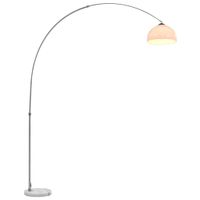 Booglamp 60 W E27 200 cm zilverkleurig