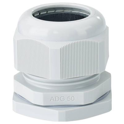 Hensel 36001082 Wartel Slagvast, Met trekontlasting, Met dichting M50 Kunststof Grijs 1 stuk(s)