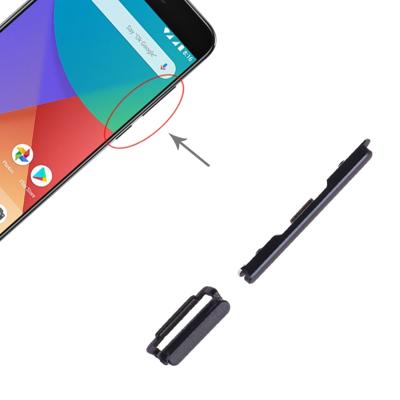 Power-knop en volume regeling knop voor Xiaomi mi 5X/a1 (zwart)
