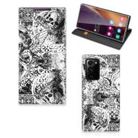 Mobiel BookCase Samsung Galaxy Note 20 Ultra Skulls Angel