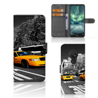 Nokia 7.2 | Nokia 6.2 Flip Cover New York Taxi - thumbnail