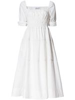 Proenza Schouler White Label robe en popeline à encolure carrée - Blanc