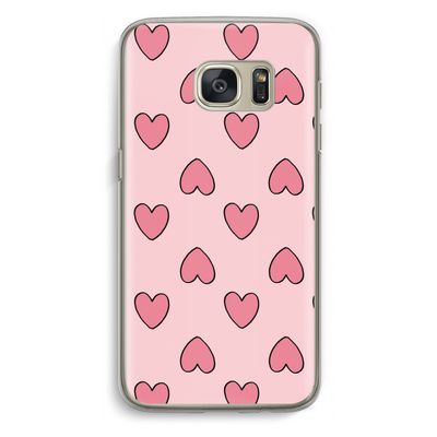 Ondersteboven verliefd: Samsung Galaxy S7 Transparant Hoesje