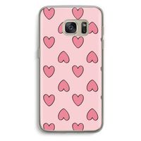 Ondersteboven verliefd: Samsung Galaxy S7 Transparant Hoesje