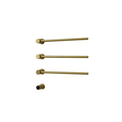 Rosani THREE Elektrische Handdoekradiator - 52x54x13cm - 30watt - geborsteld messing SW1381757 Rosani THREE Elektrische Handdoekradiator - 52x54x13cm - 30watt - geborsteld messing SW1381757