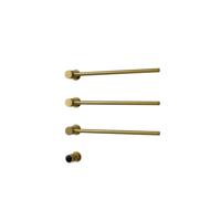 Rosani THREE Elektrische Handdoekradiator - 52x54x13cm - 30watt - geborsteld messing SW1381757