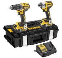 DeWalt DCK266P2 accu set | DCD796 + DCF887 | 18v 5.0Ah Li-ion in ToughSystem koffer - DCK266P2 - thumbnail