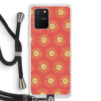 Zon: Samsung Galaxy S10 Lite Transparant Hoesje met koord Zon: Samsung Galaxy S10 Lite Transparant Hoesje met koord
