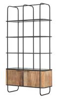 DTP Home Wandkast 'Soho' Teakhout en betonlook, 210 x 110cm