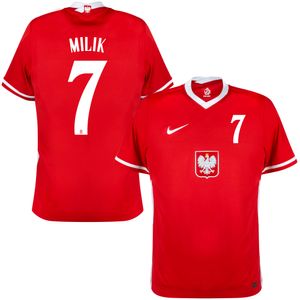 Polen Shirt Uit 2020-2021 + Milik 7