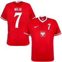 Polen Shirt Uit 2020-2021 + Milik 7 - thumbnail