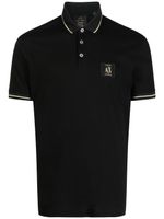 Armani Exchange polo à patch logo - Noir - thumbnail