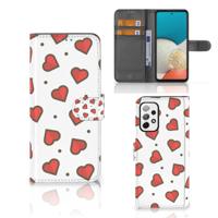 Samsung Galaxy A73 5G | Telefoon Hoesje | Hearts Samsung Galaxy A73 5G | Telefoon Hoesje | Hearts