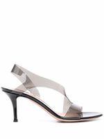 Gianvito Rossi sandales Metropolis 70 mm à bride arrière - Gris