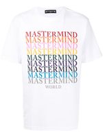 Mastermind World t-shirt à imprimé tête de mort - Blanc