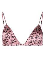 Fleur Du Mal soutien-gorge Luxe à bonnets triangle - Rose