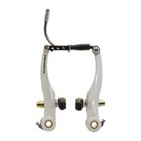 Promax V brake set voor en achter aluminium wit - thumbnail