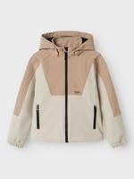 Name it winter softshell jas jongens - bruin - NknAlf