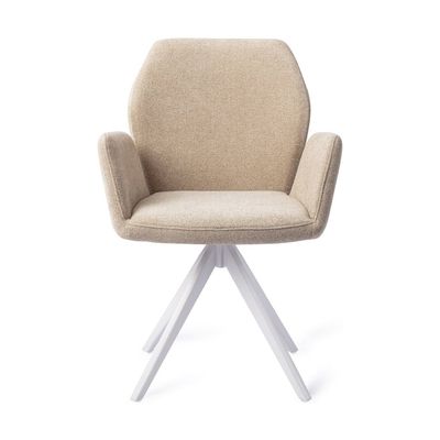 Jesper Home Misaki eetkamerstoel Funky Fudge turn white