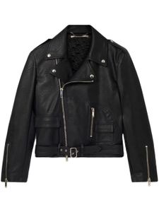 Stella McCartney veste de moto Alter Mat - Noir