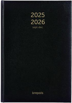 Brepols schoolagenda Bretime Lima, zwart, 2025-2026