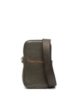 Off-White sac en cuir à slogan imprimé - Vert