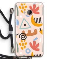 Abstract: HTC U Play Transparant Hoesje met koord
