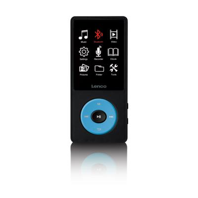 LENCO Xemio-860BU - MP3/MP4 speler met Bluetooth® en 8GB intern geheugen - Blauw