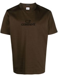 C.P. Company t-shirt en coton à logo brodé - Vert