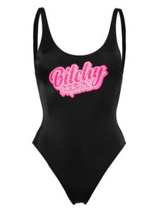 DSQUARED2 maillot de bain à logo imprimé - Noir