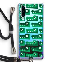 Crocs: Huawei P30 Transparant Hoesje met koord Crocs: Huawei P30 Transparant Hoesje met koord