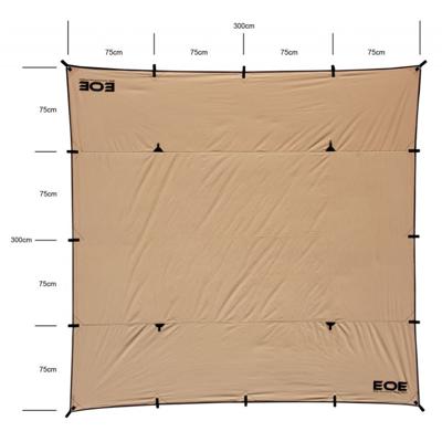 EOE Innerstandt Btc 3X3 Tarp Sand 3x3