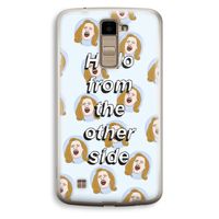 Hello: LG K10 (2016) Transparant Hoesje Hello: LG K10 (2016) Transparant Hoesje