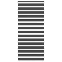 VidaXL Zebra rolgordijn 100x200 cm stofbreedte 95,9 cm zwart