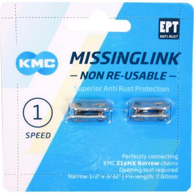 KMC schakel z1ehx nr narrow ept - 2m - fietskettingslot - zwart