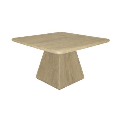 Tower Living Vierkante Eettafel 'Asti' Mangohout, 130 x 130cm, kleur Naturel