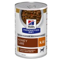 Hill's Prescription Diet k/d + Mobility Stoofpotje voor hond met Kip 354g blik