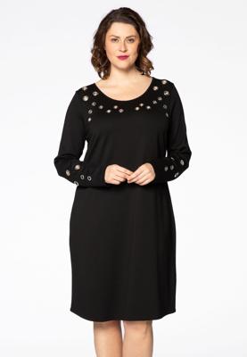 Yoek Jurk ringen | Zwart | Maat 54/56