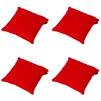 Sierkussen 60x60 cm panama rood (4 stuks) Madison - Madison