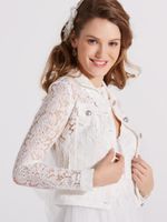 LILLY 09-3805-CR Bruidsjasje Kant | Maat: XL