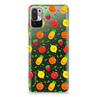 Xiaomi Redmi Note 10/10T 5G | Poco M3 Pro | Siliconen Case | Fruits