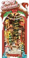 Robotime Book Nook Christmas Street Miniatuur Modelbouw Knutselen