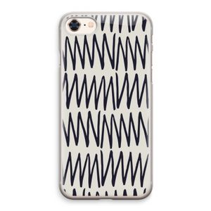 Marrakech Zigzag: iPhone 8 Transparant Hoesje