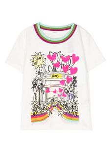 ZIMMERMANN Kids t-shirt à imprimé graphique - Blanc