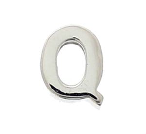 TFT Hanger Zilver Letter Q