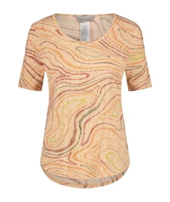 Royal Robbins Featherweight Scoop Tee Shirt Dames Pacific Sunset Tidal Pt S