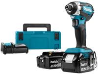 Makita dtd153rtj 18v accu slagschroevendraaier koolborstelloos 5,0ah 170nm