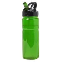 Drinkfles/waterfles met RVS schroefdop - Groen - 650 ml - Tritan Kunststof - Sportfles