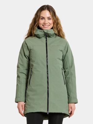 Didriksons Marget Parka Jas Dames Light Moss 40