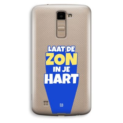 Laat de zon in je hart: LG K10 (2016) Transparant Hoesje